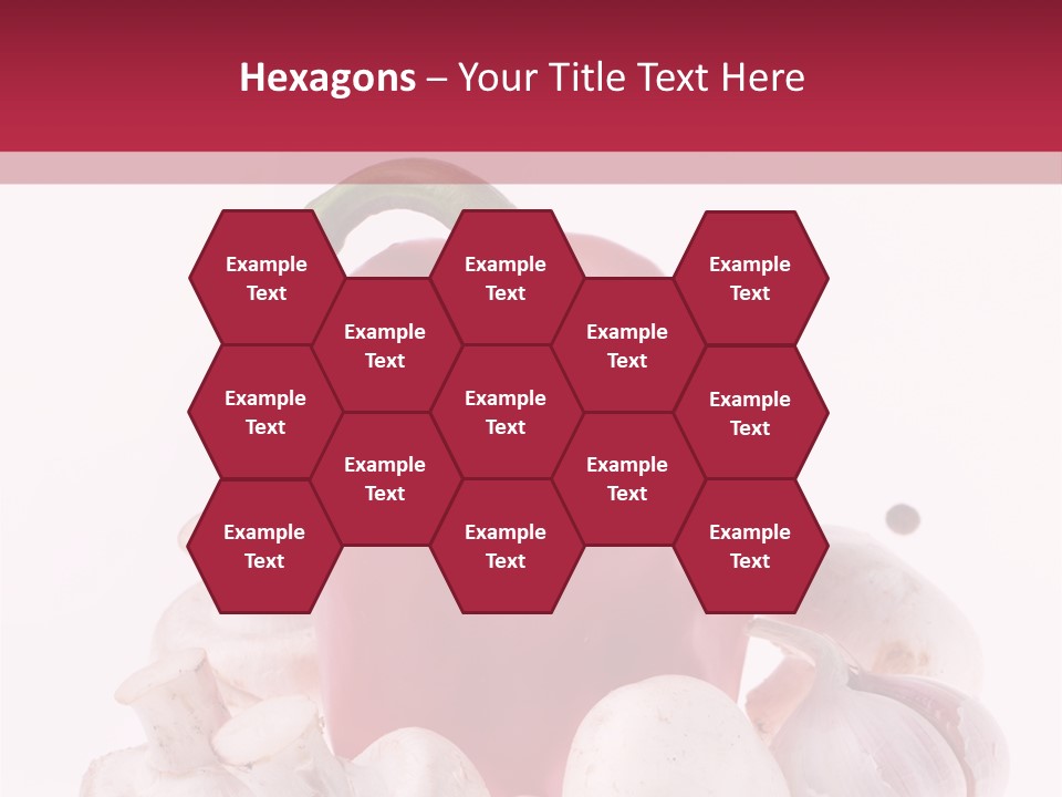 Mushroom Ingredient Salad PowerPoint Template