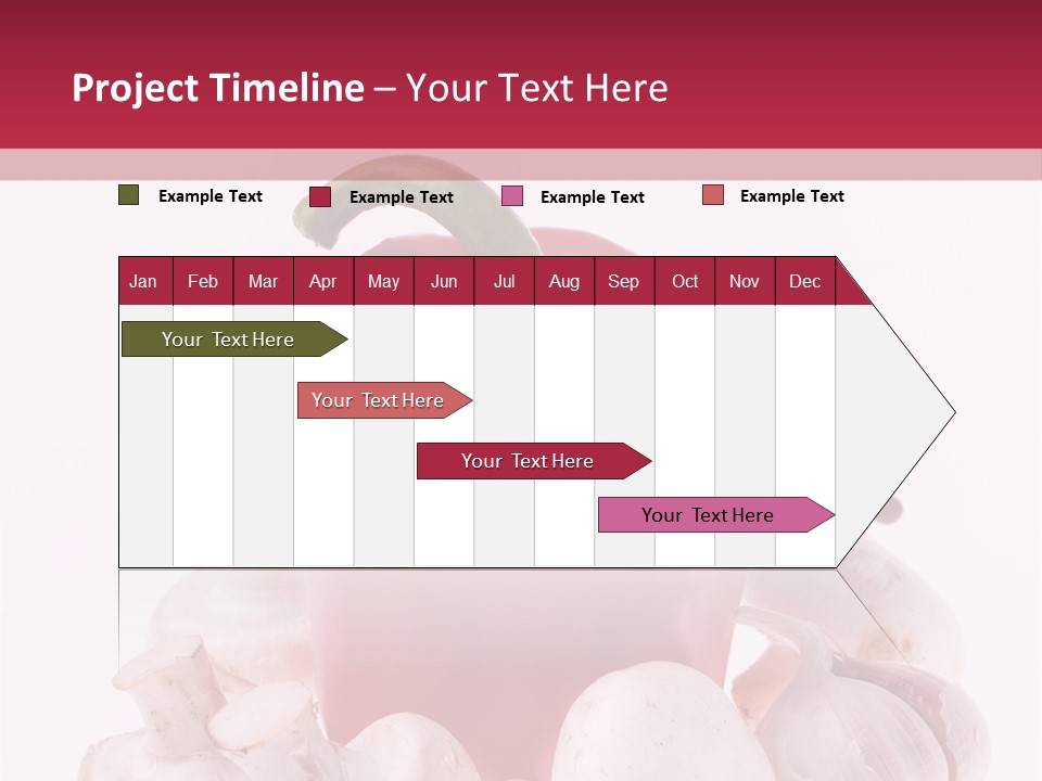Mushroom Ingredient Salad PowerPoint Template
