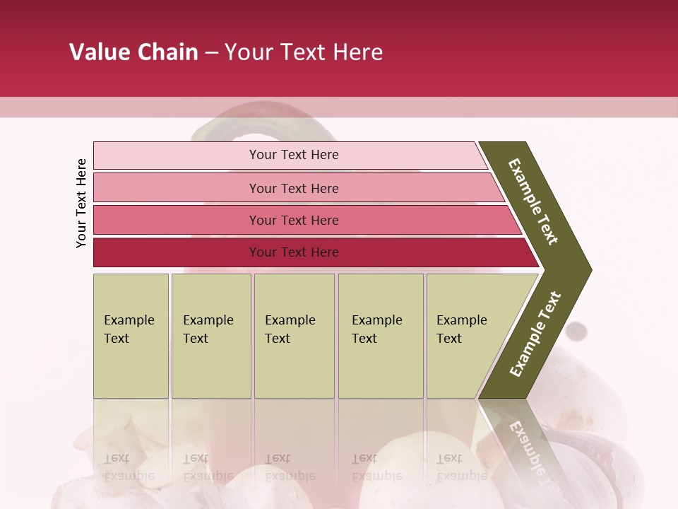 Mushroom Ingredient Salad PowerPoint Template