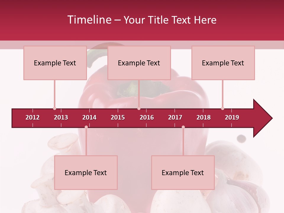 Mushroom Ingredient Salad PowerPoint Template