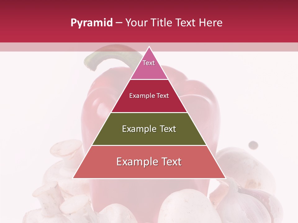 Mushroom Ingredient Salad PowerPoint Template
