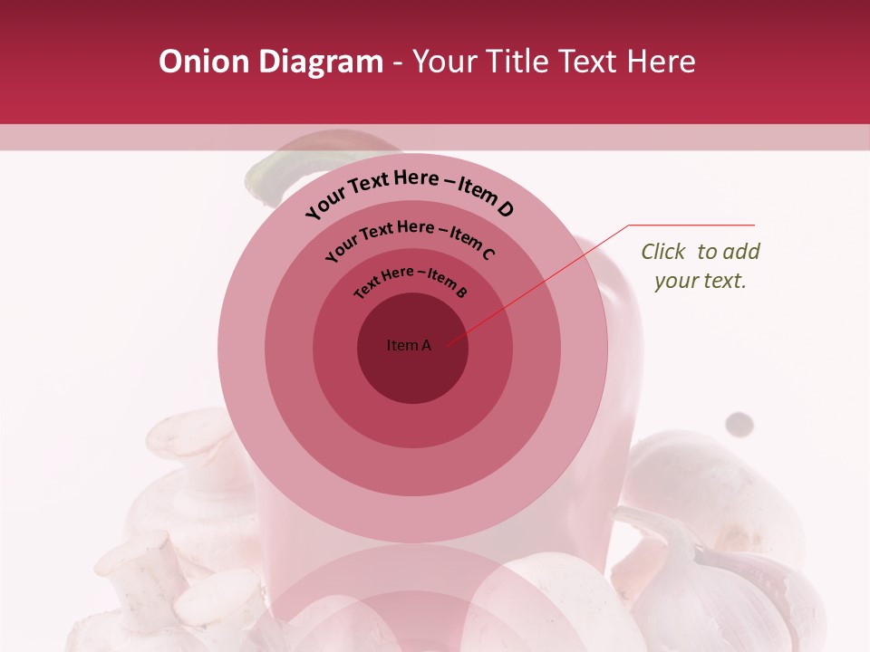 Mushroom Ingredient Salad PowerPoint Template