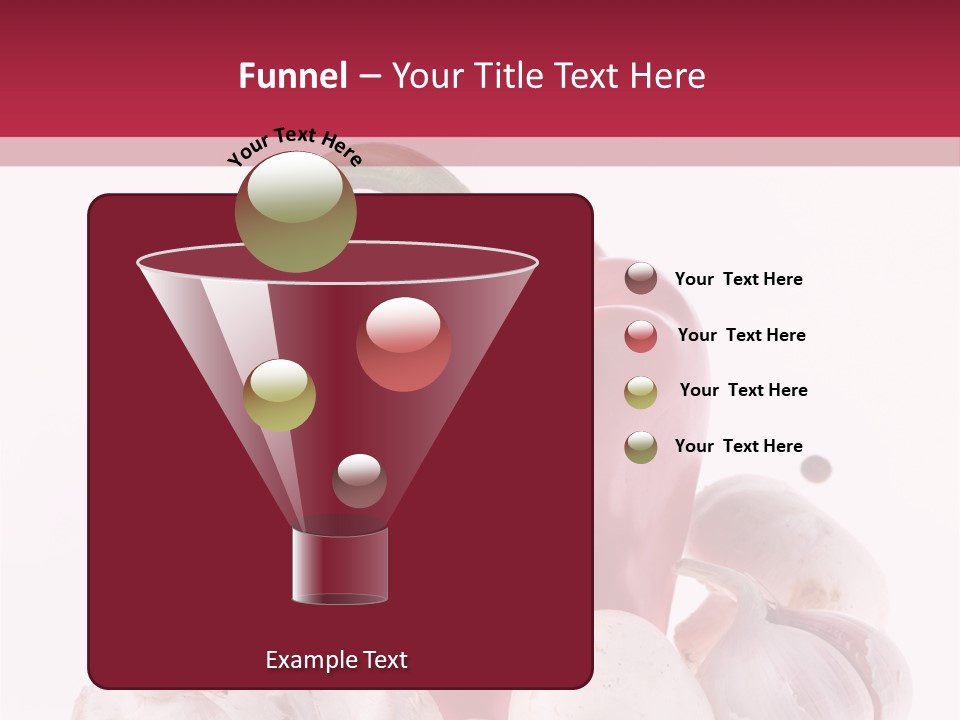 Mushroom Ingredient Salad PowerPoint Template