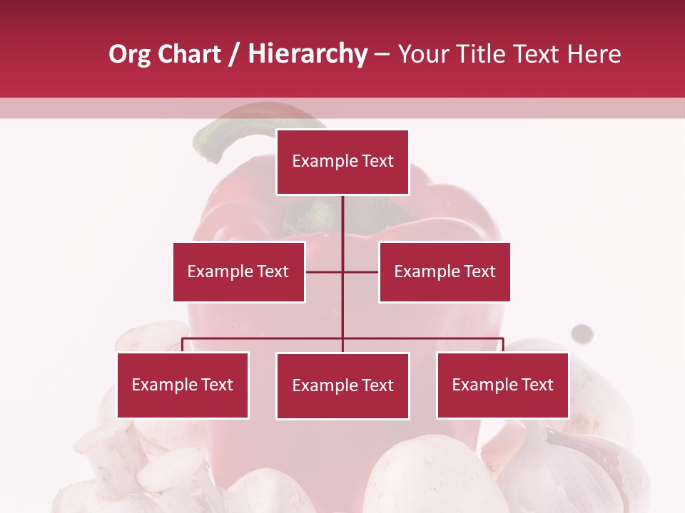 Mushroom Ingredient Salad PowerPoint Template