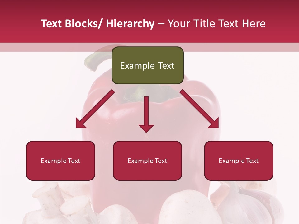 Mushroom Ingredient Salad PowerPoint Template