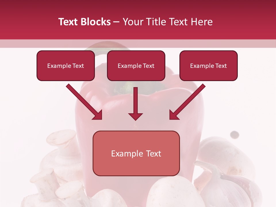 Mushroom Ingredient Salad PowerPoint Template
