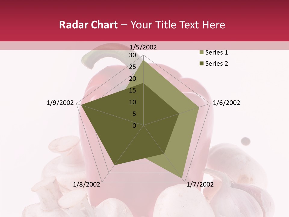 Mushroom Ingredient Salad PowerPoint Template