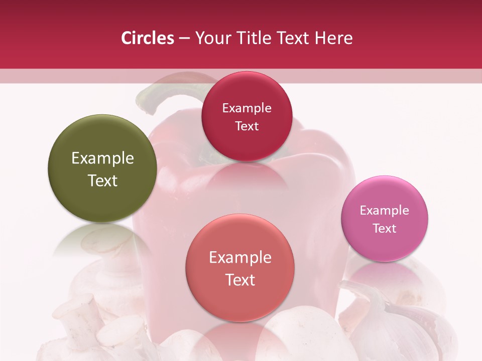 Mushroom Ingredient Salad PowerPoint Template