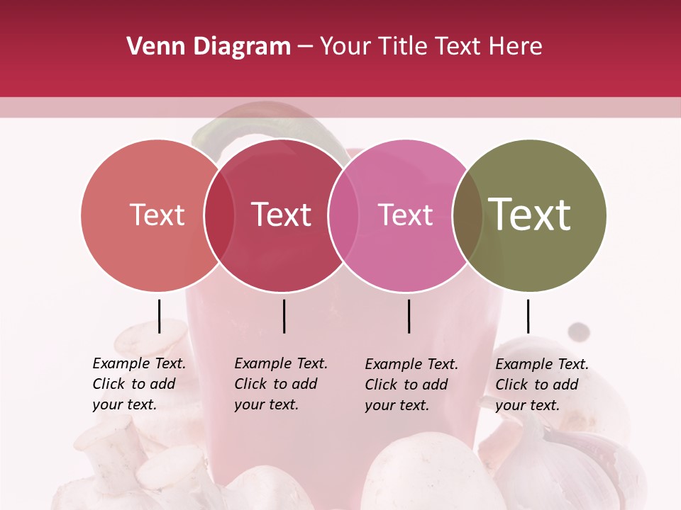 Mushroom Ingredient Salad PowerPoint Template