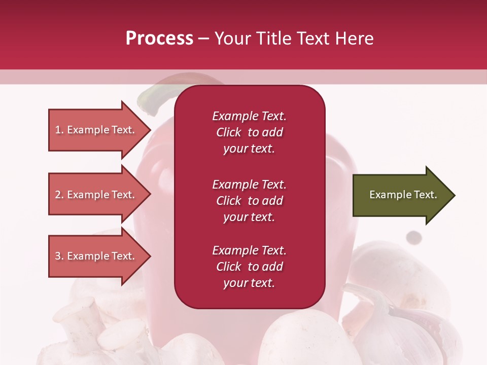 Mushroom Ingredient Salad PowerPoint Template