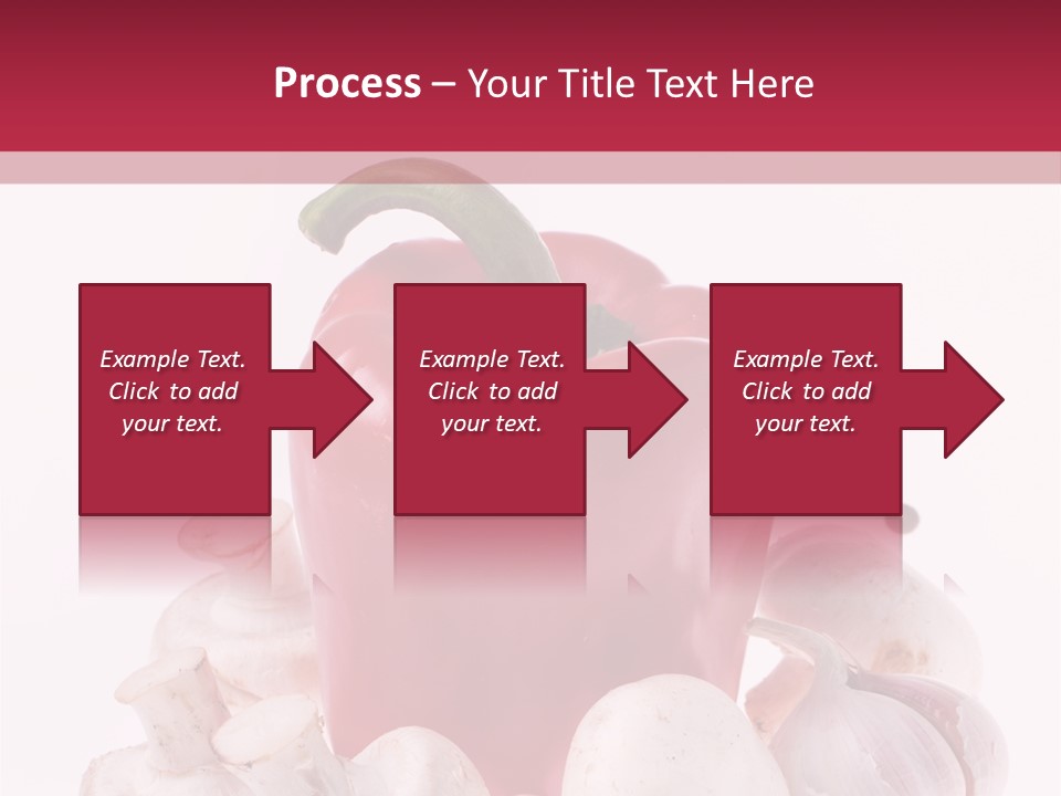 Mushroom Ingredient Salad PowerPoint Template