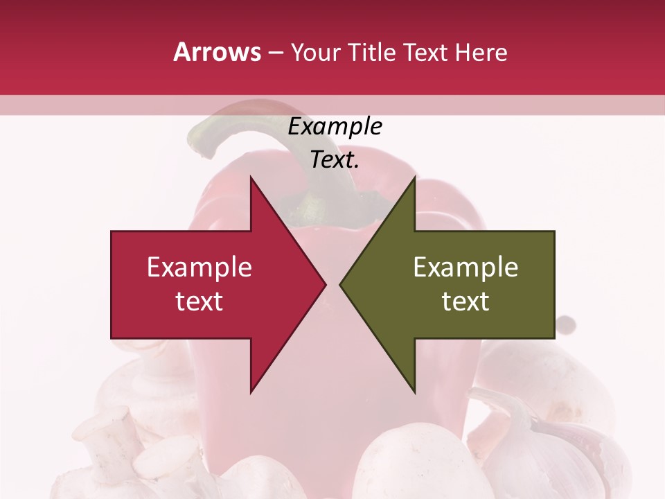Mushroom Ingredient Salad PowerPoint Template