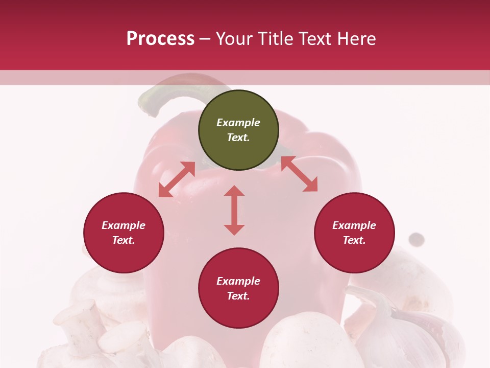Mushroom Ingredient Salad PowerPoint Template