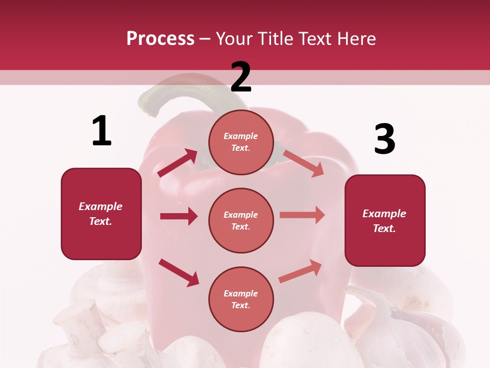 Mushroom Ingredient Salad PowerPoint Template