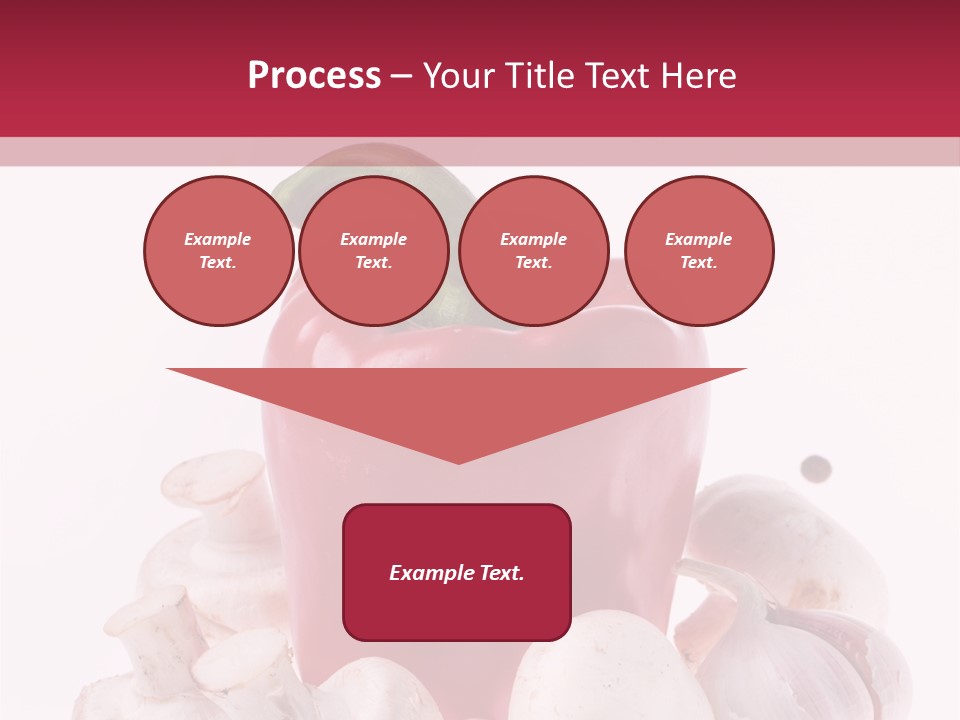 Mushroom Ingredient Salad PowerPoint Template