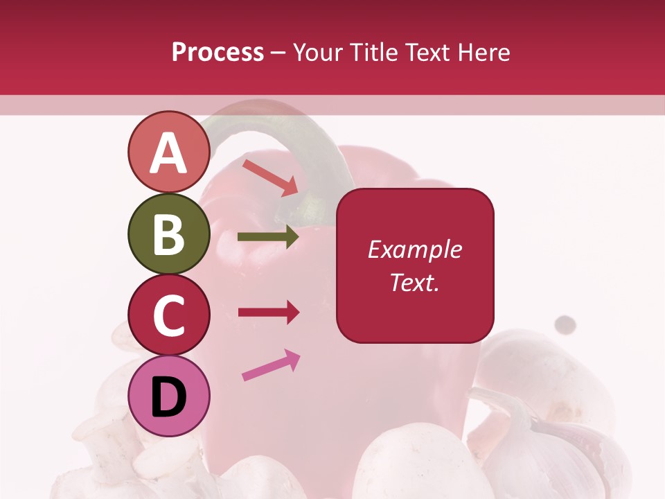 Mushroom Ingredient Salad PowerPoint Template