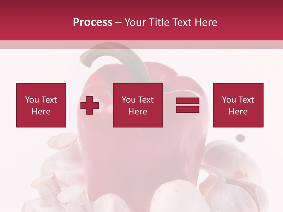 Mushroom Ingredient Salad PowerPoint Template