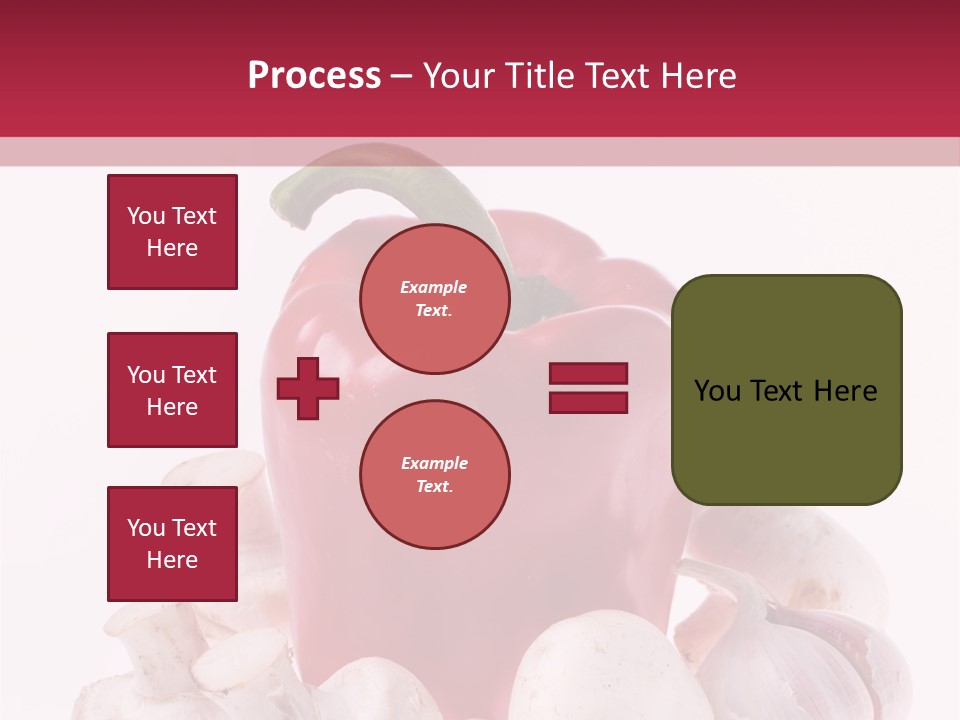 Mushroom Ingredient Salad PowerPoint Template