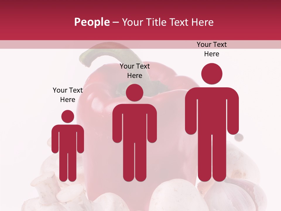 Mushroom Ingredient Salad PowerPoint Template