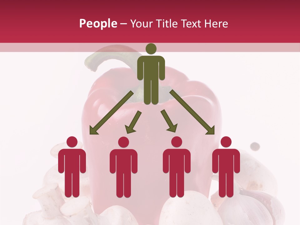 Mushroom Ingredient Salad PowerPoint Template