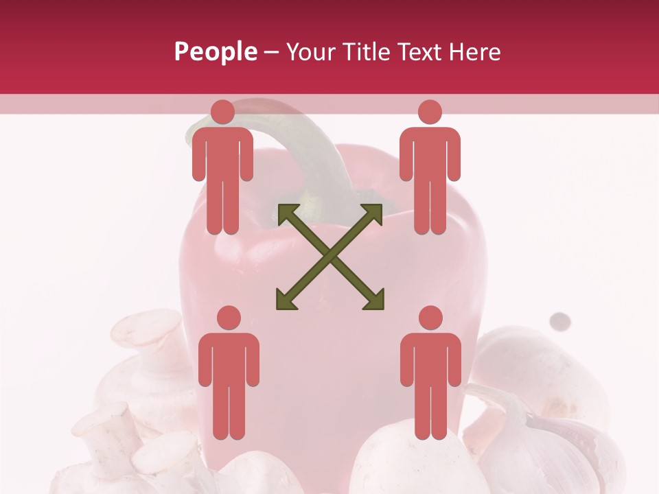 Mushroom Ingredient Salad PowerPoint Template