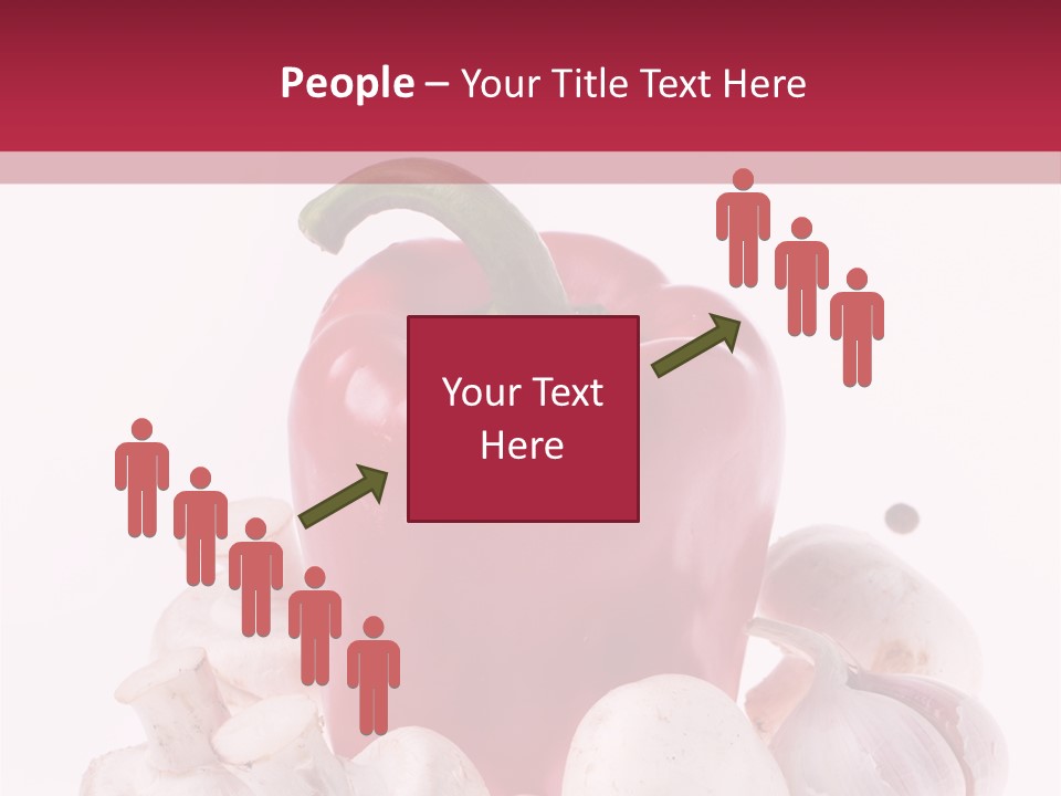 Mushroom Ingredient Salad PowerPoint Template