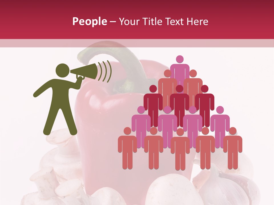 Mushroom Ingredient Salad PowerPoint Template