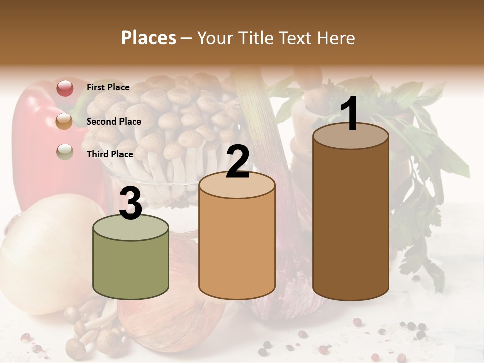 Kitchen Onion Green PowerPoint Template