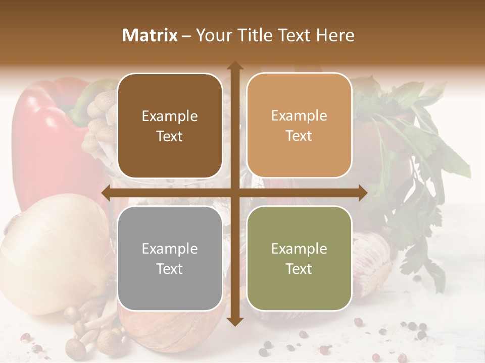 Kitchen Onion Green PowerPoint Template