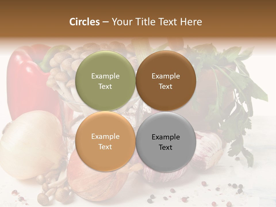 Kitchen Onion Green PowerPoint Template