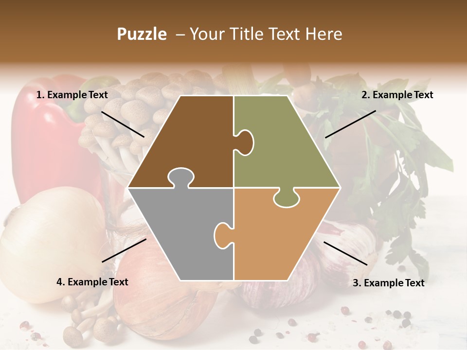 Kitchen Onion Green PowerPoint Template