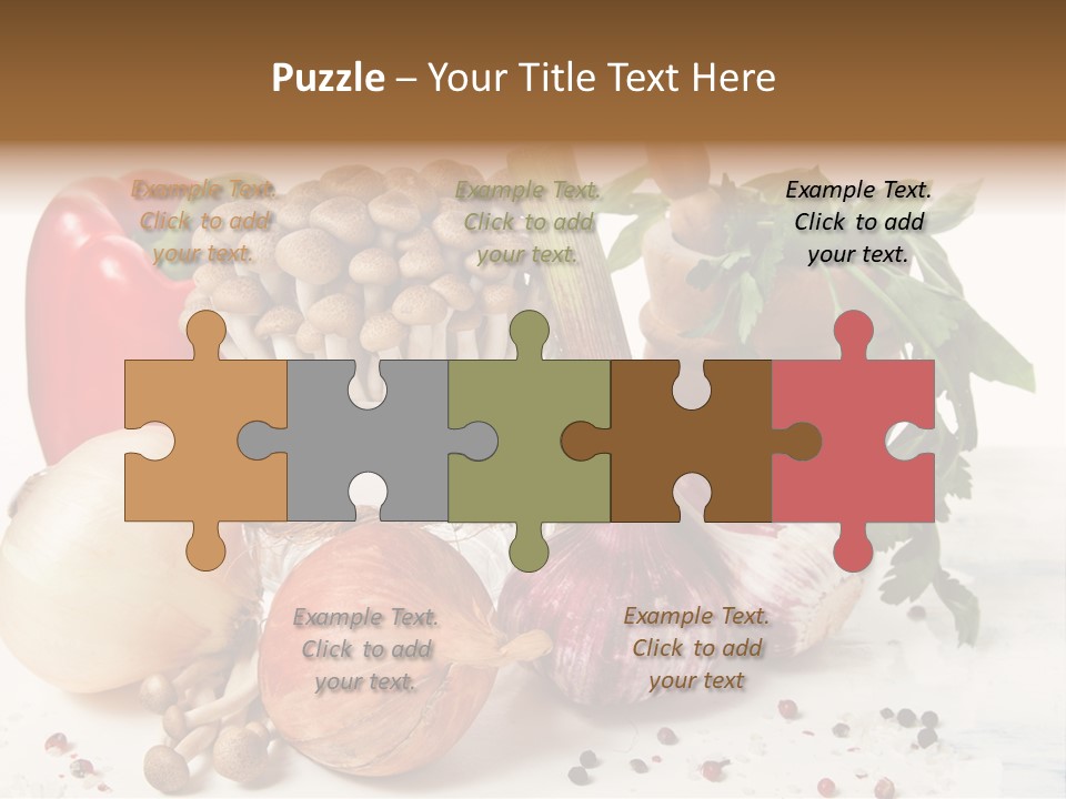 Kitchen Onion Green PowerPoint Template