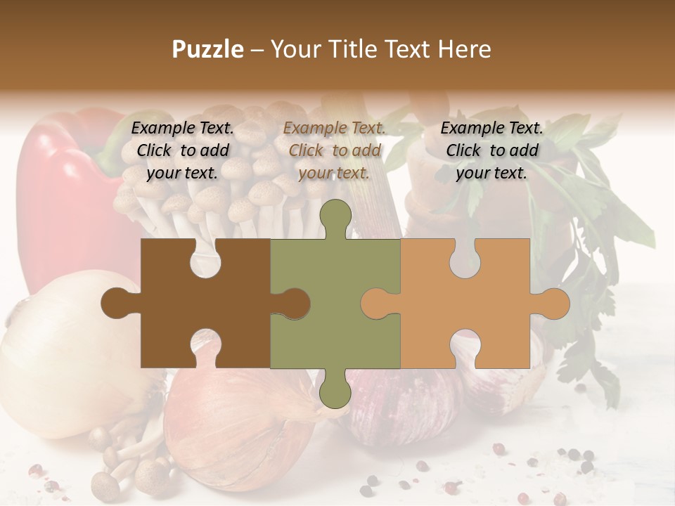 Kitchen Onion Green PowerPoint Template