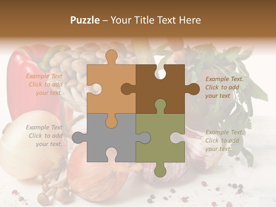 Kitchen Onion Green PowerPoint Template