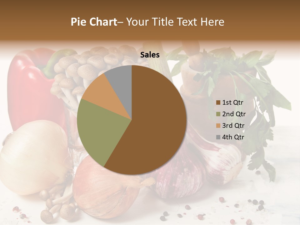 Kitchen Onion Green PowerPoint Template