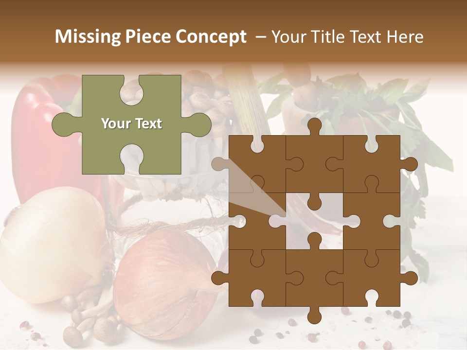 Kitchen Onion Green PowerPoint Template