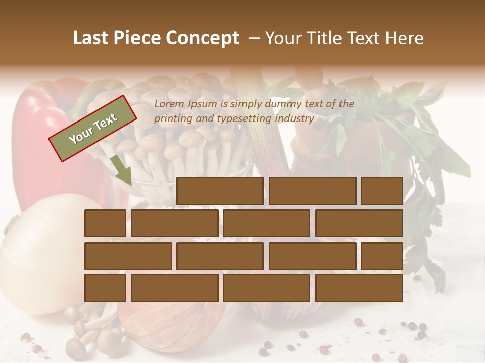 Kitchen Onion Green PowerPoint Template