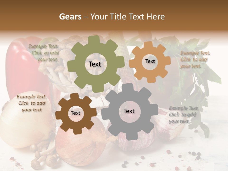 Kitchen Onion Green PowerPoint Template