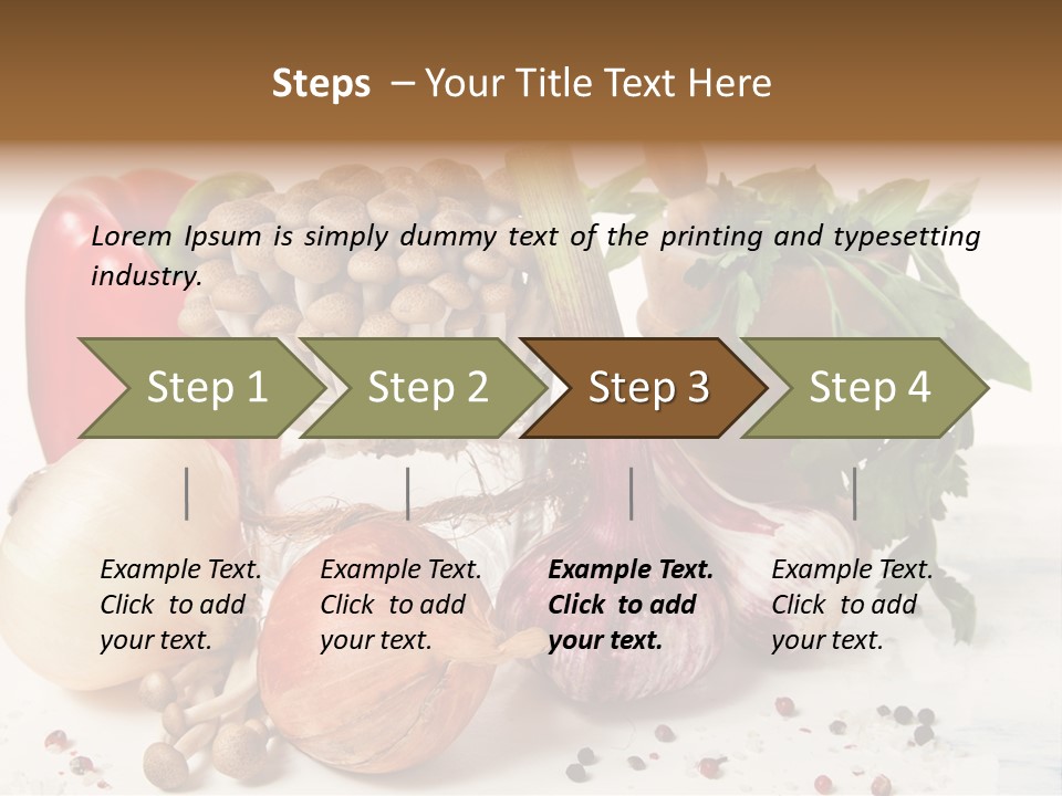 Kitchen Onion Green PowerPoint Template