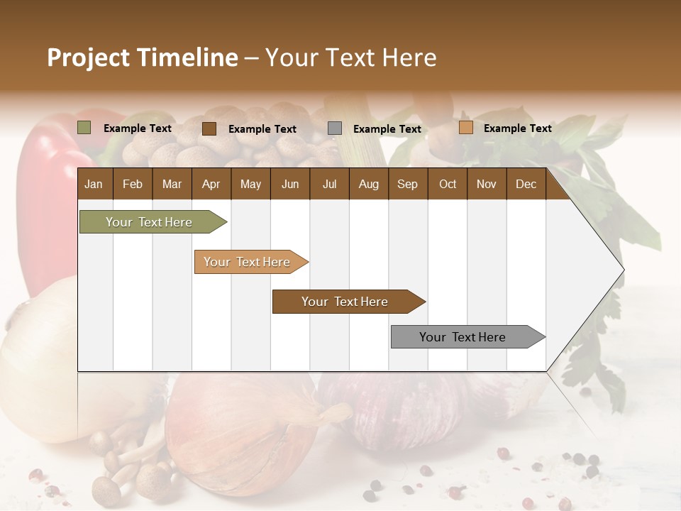 Kitchen Onion Green PowerPoint Template