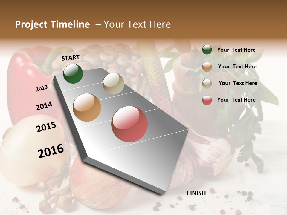Kitchen Onion Green PowerPoint Template