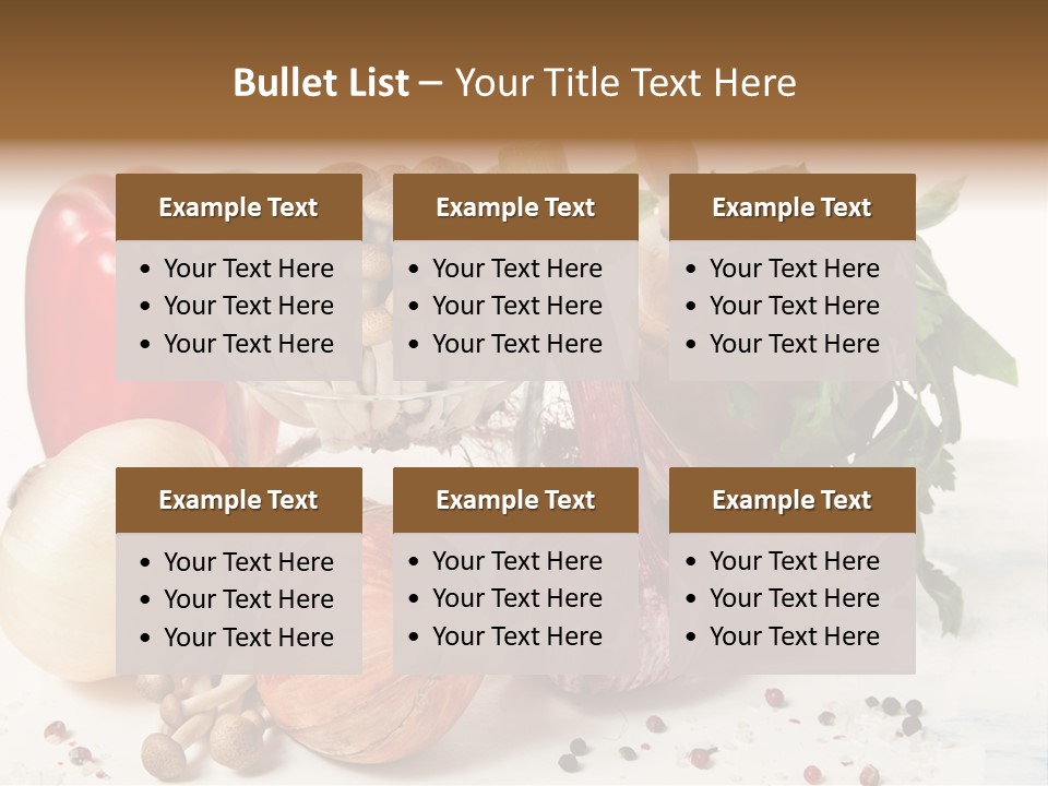 Kitchen Onion Green PowerPoint Template