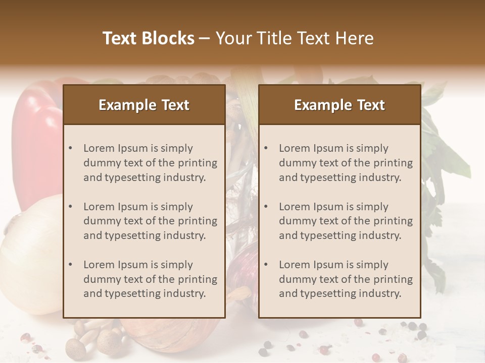 Kitchen Onion Green PowerPoint Template