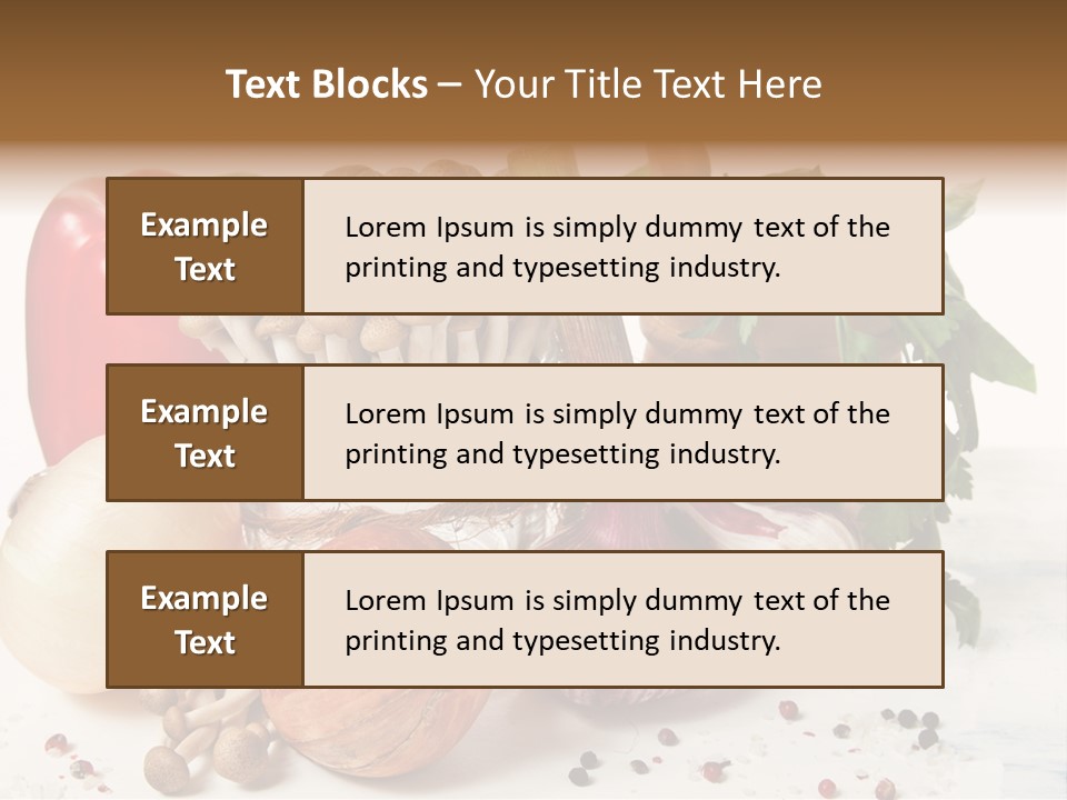 Kitchen Onion Green PowerPoint Template