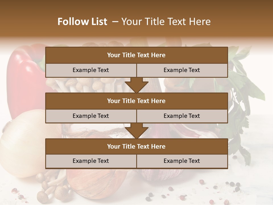 Kitchen Onion Green PowerPoint Template