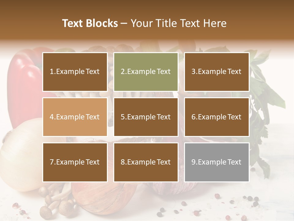 Kitchen Onion Green PowerPoint Template