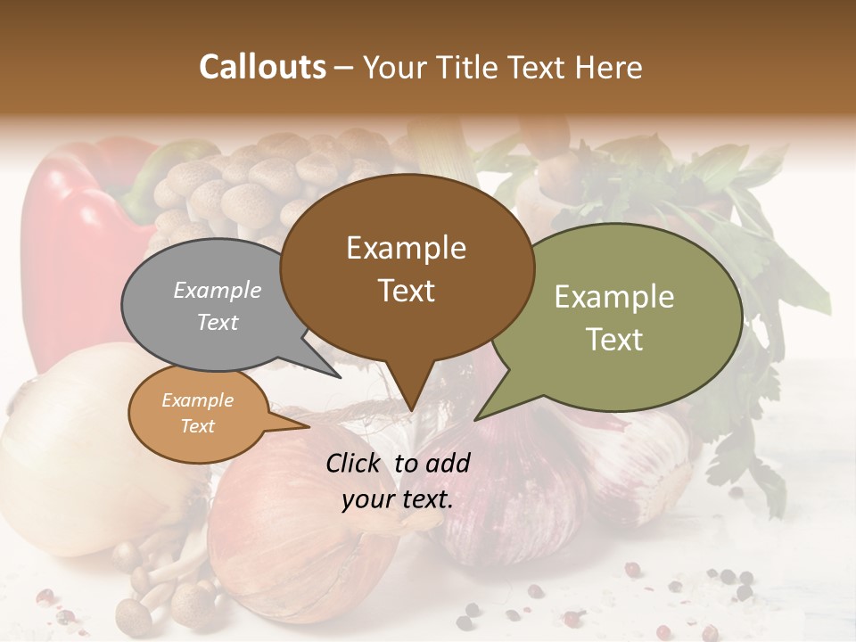 Kitchen Onion Green PowerPoint Template