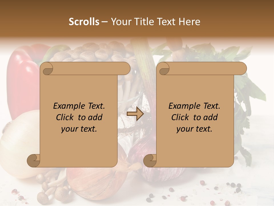 Kitchen Onion Green PowerPoint Template