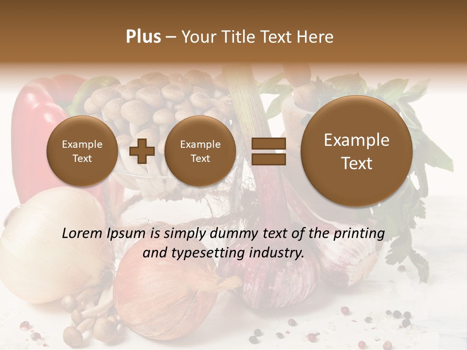 Kitchen Onion Green PowerPoint Template