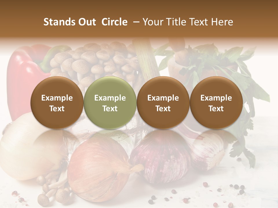 Kitchen Onion Green PowerPoint Template